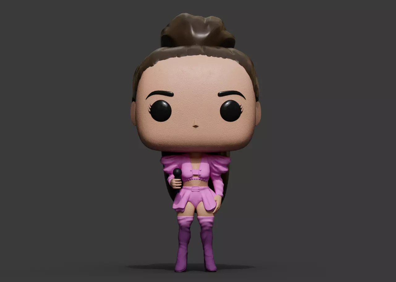 Ariana Grande - Custom Funko Pop 3D print model_0