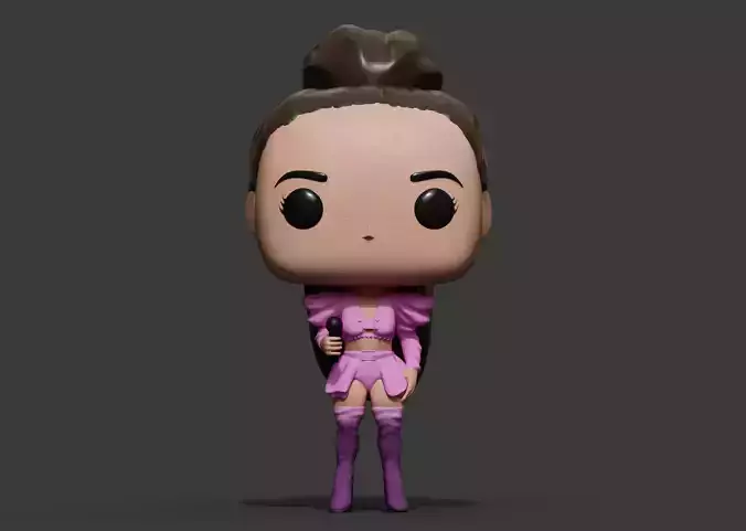 Ariana Grande - Custom Funko Pop 3D print model