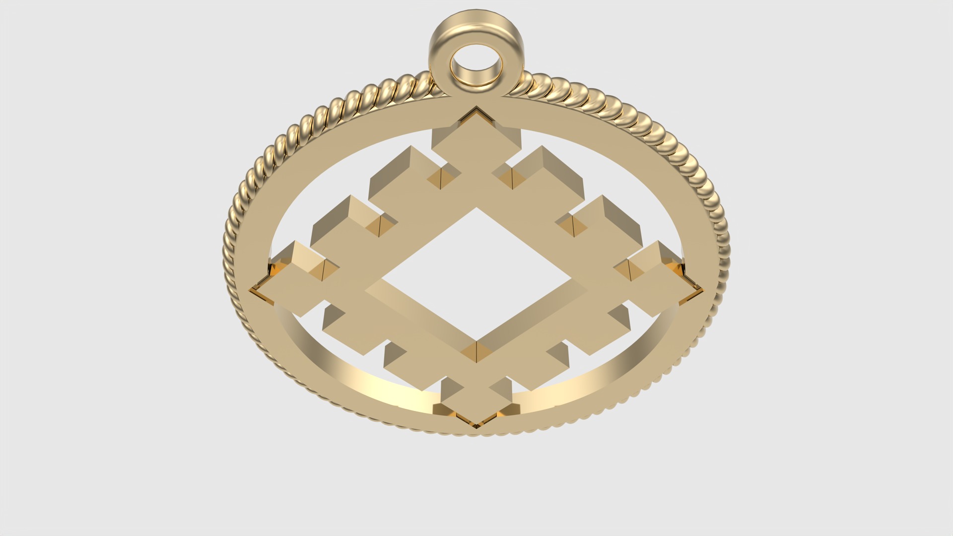 Ancient Slavic Symbol Pendant JDBCo 3D print model_19