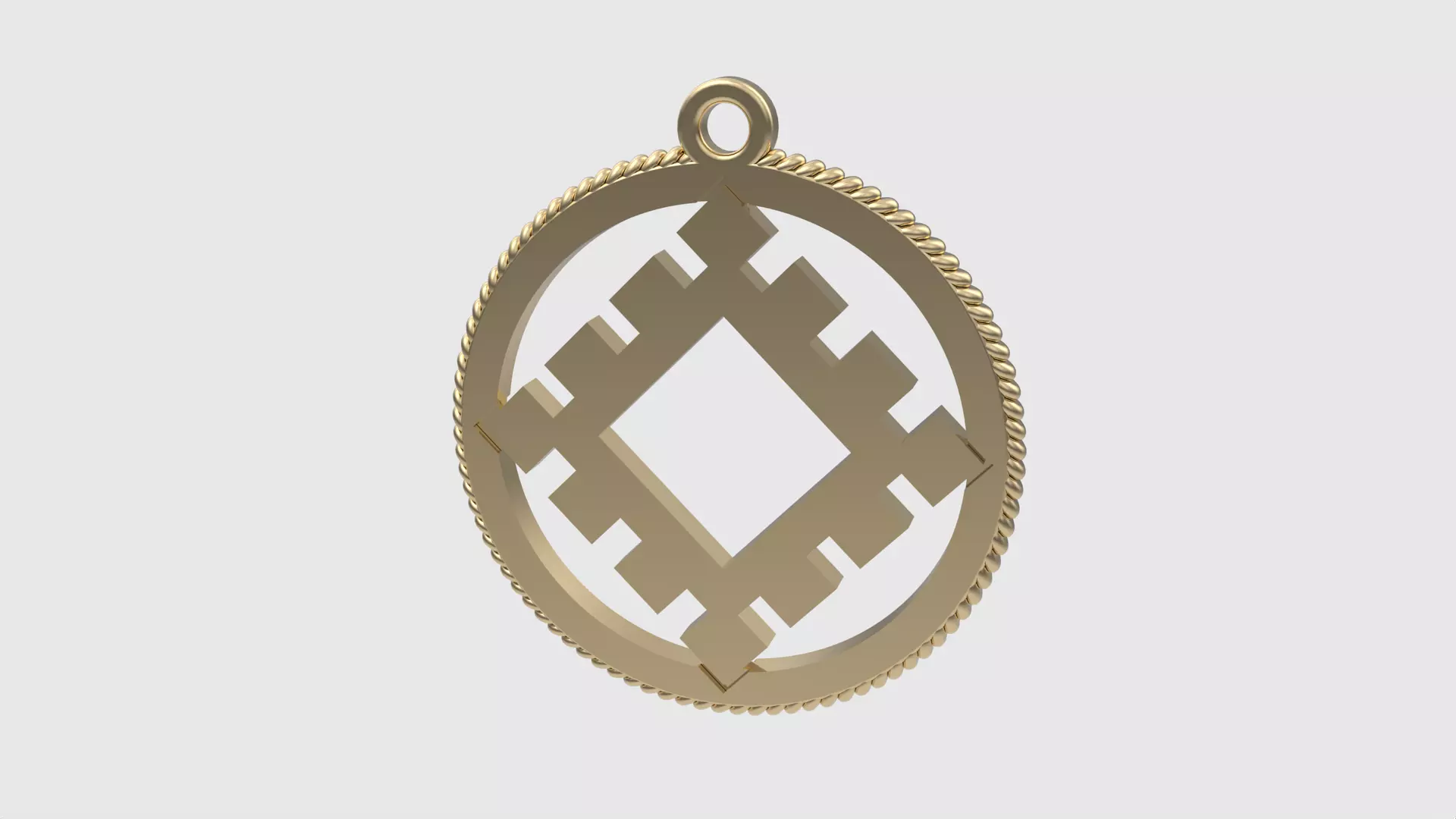 Ancient Slavic Symbol Pendant JDBCo 3D print model_0