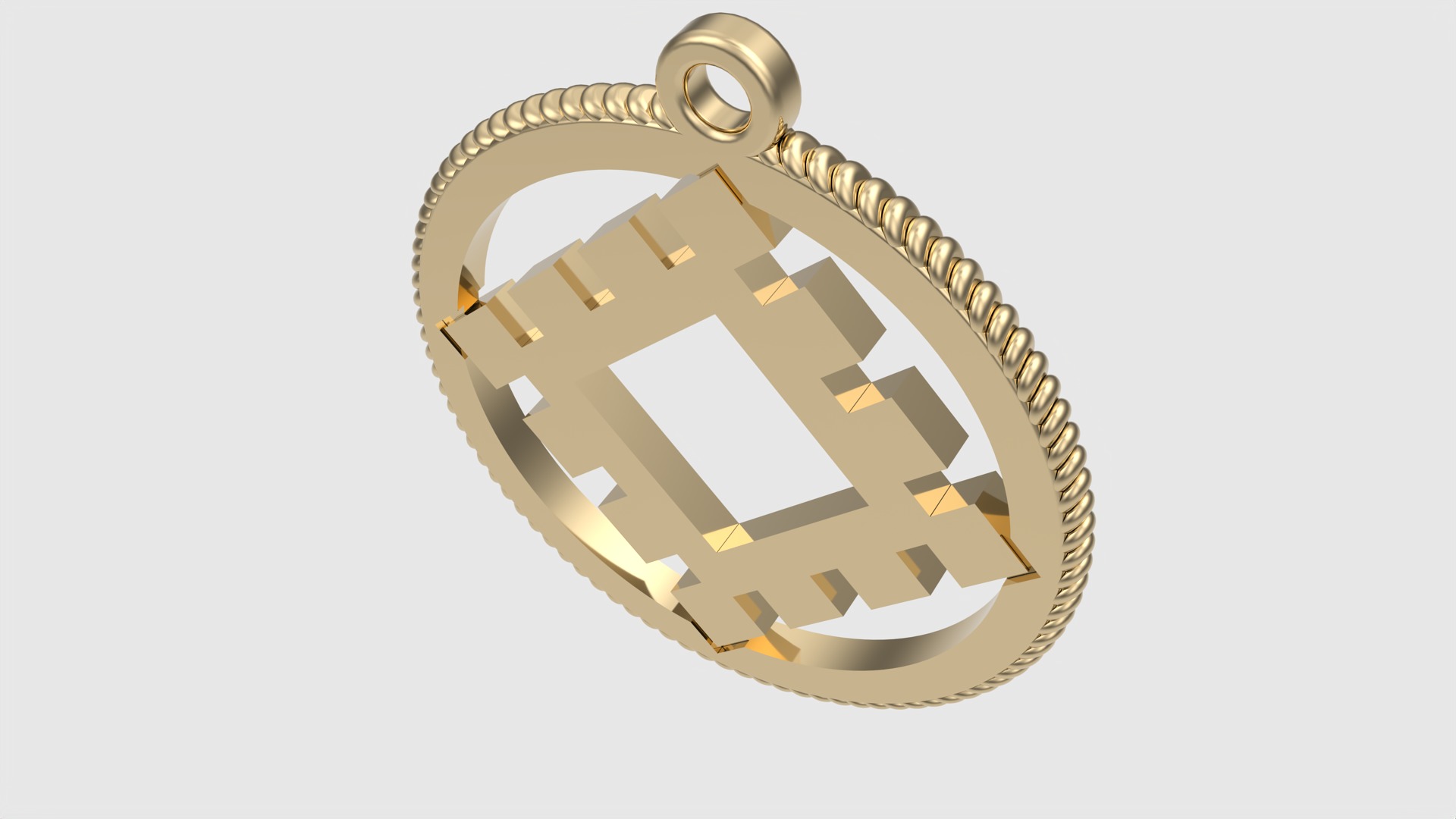 Ancient Slavic Symbol Pendant JDBCo 3D print model_25