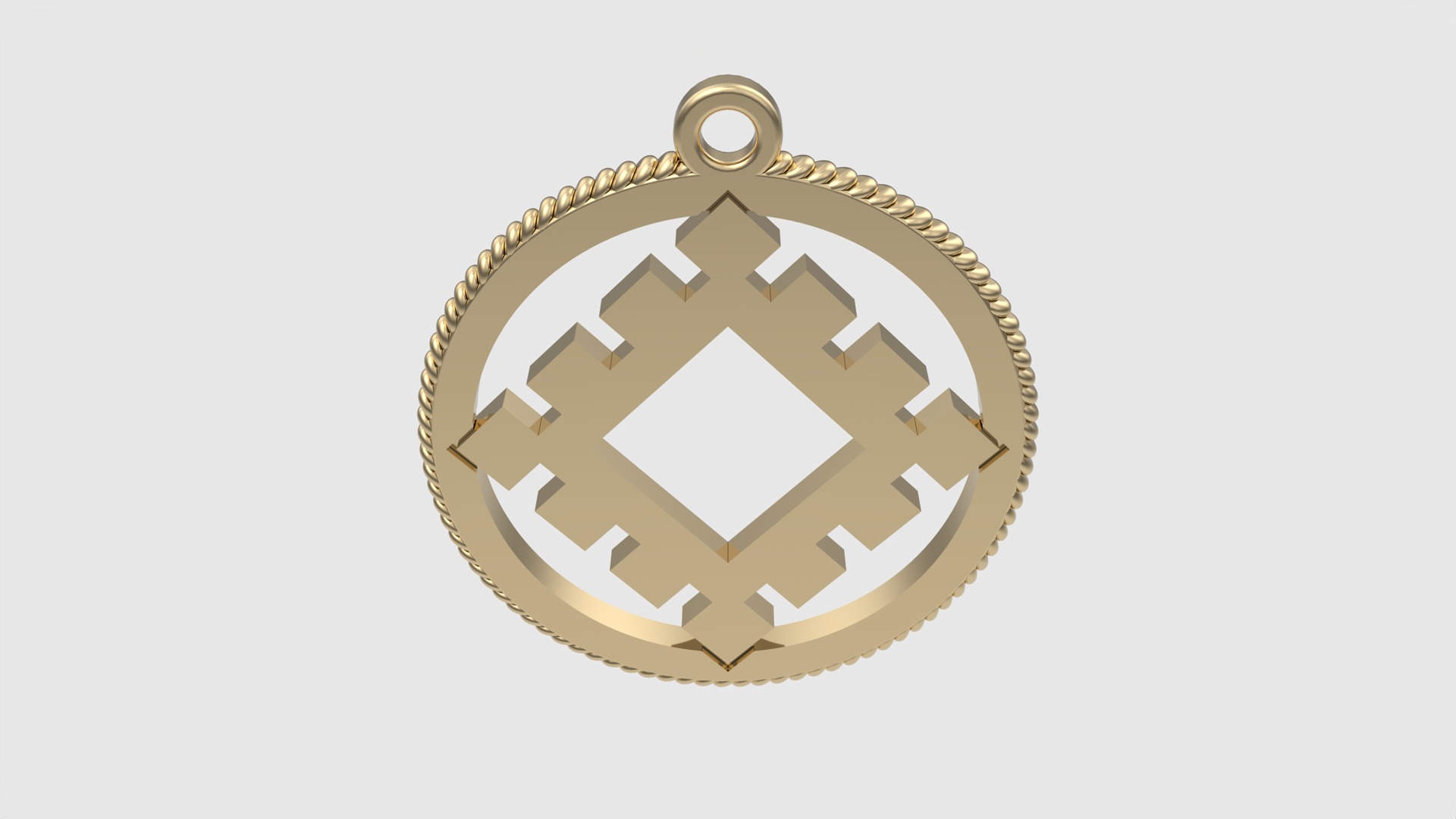 Ancient Slavic Symbol Pendant JDBCo 3D print model_14