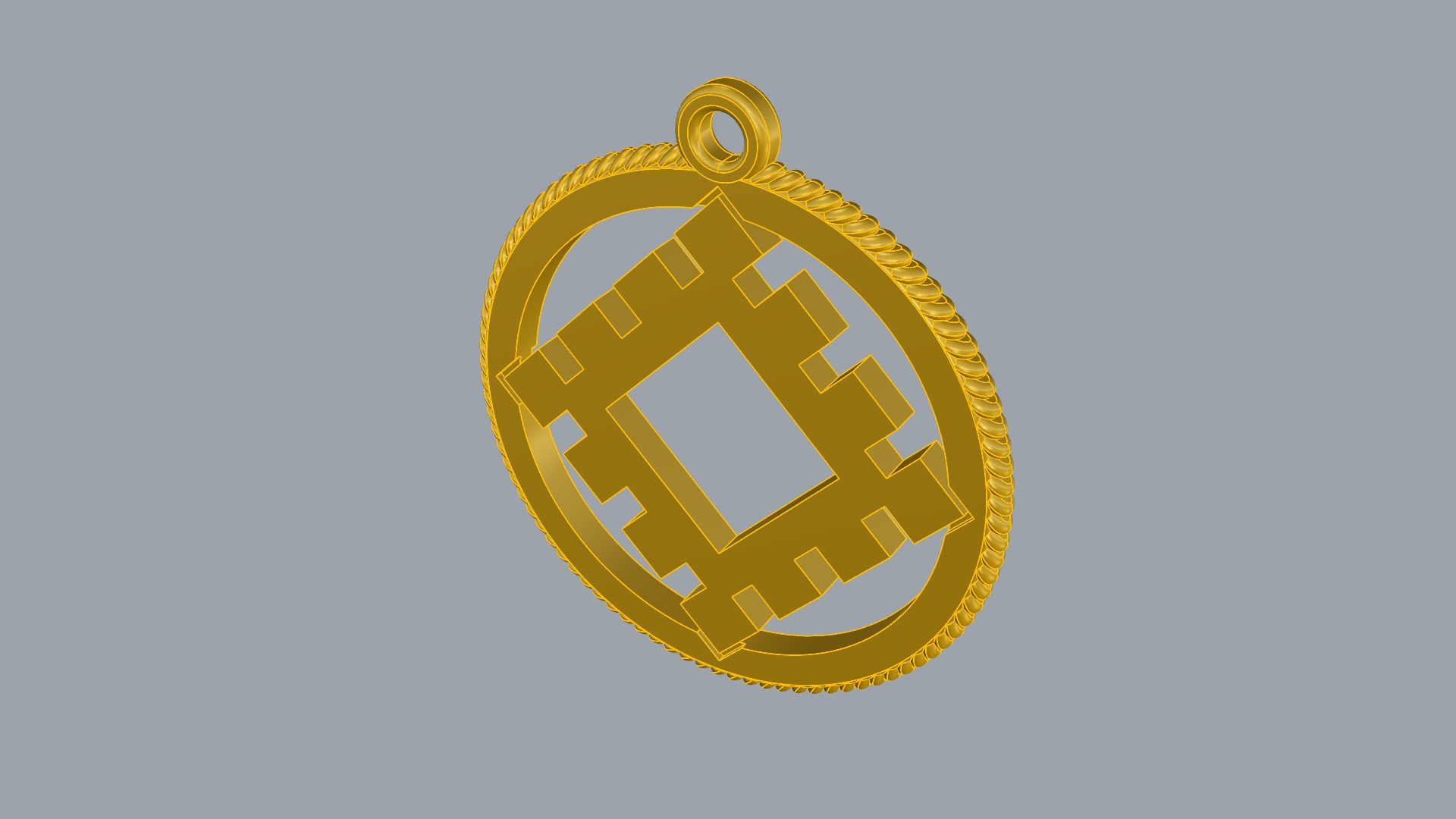 Ancient Slavic Symbol Pendant JDBCo 3D print model_6
