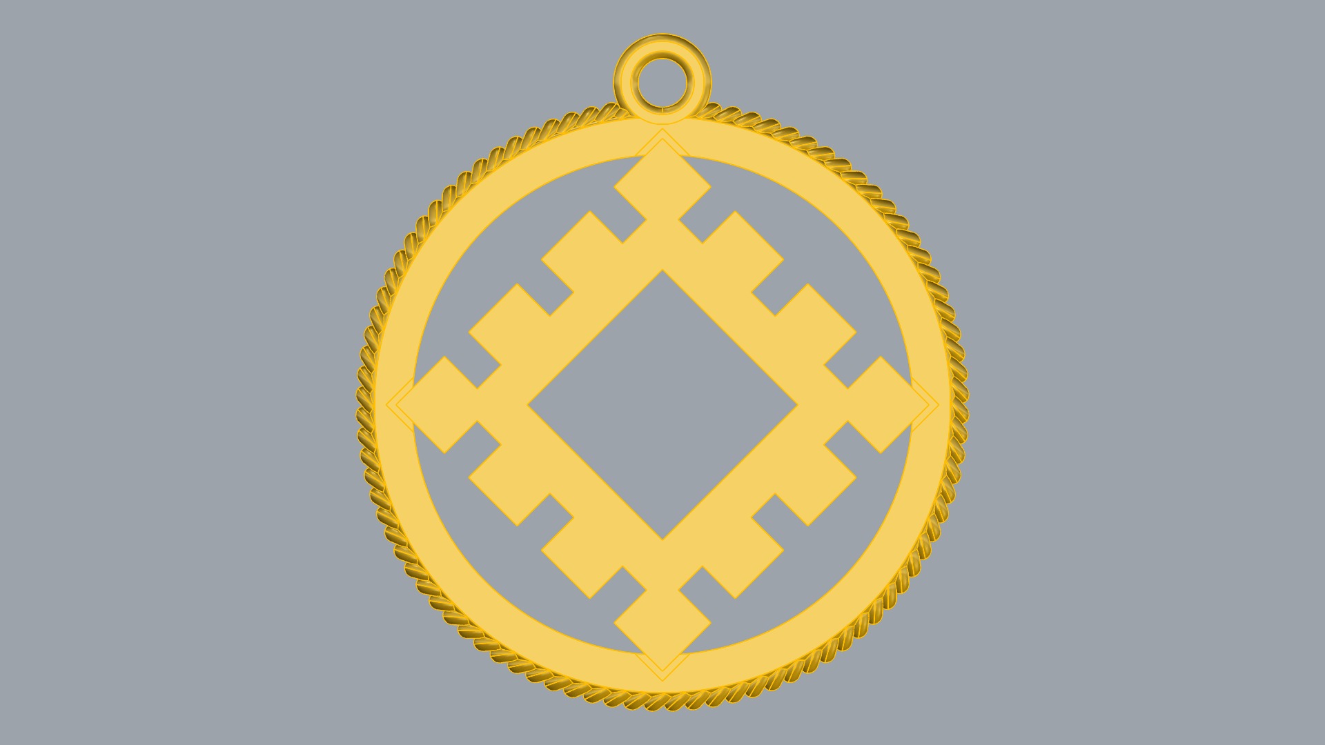 Ancient Slavic Symbol Pendant JDBCo 3D print model_8