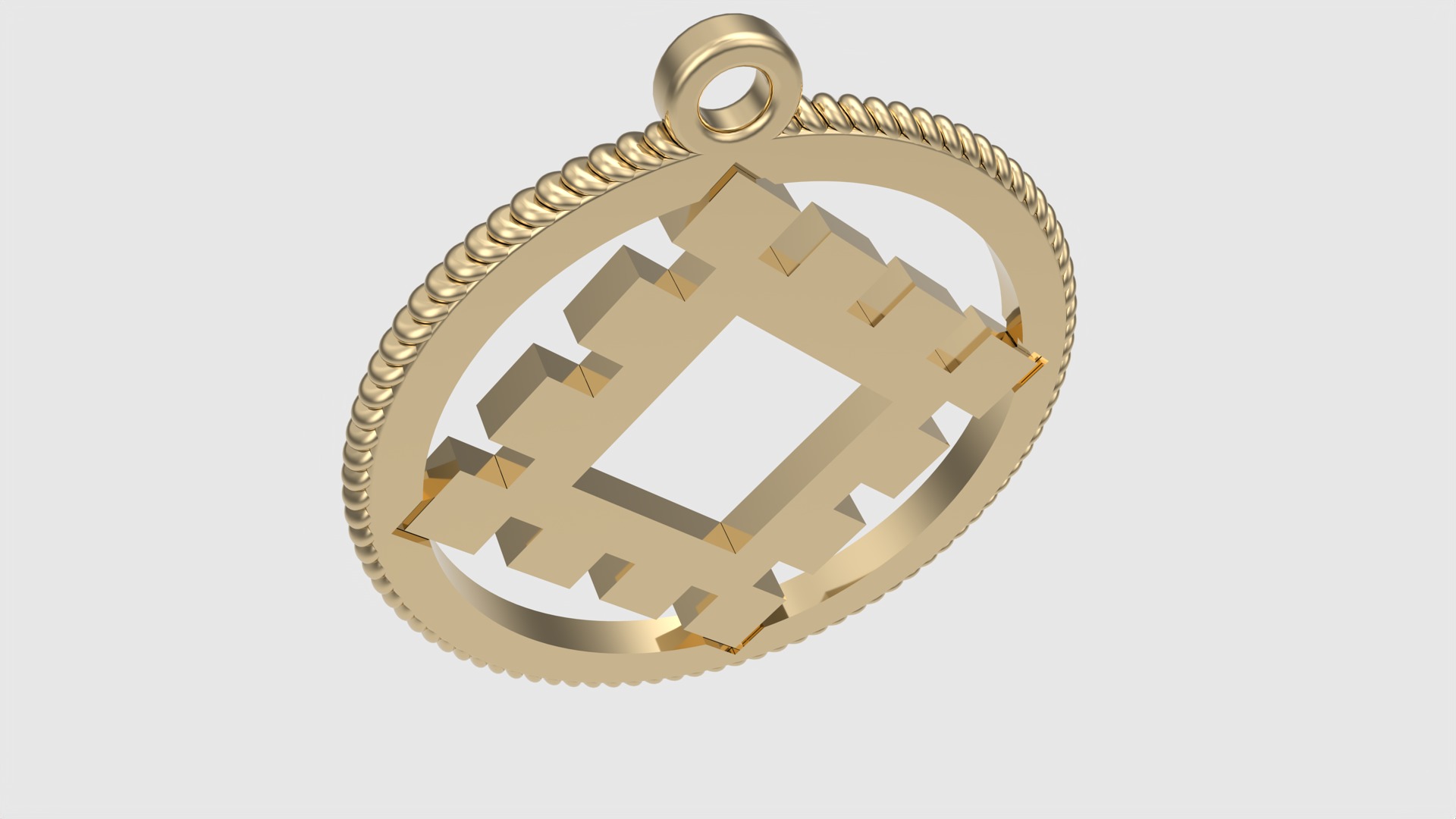 Ancient Slavic Symbol Pendant JDBCo 3D print model_27
