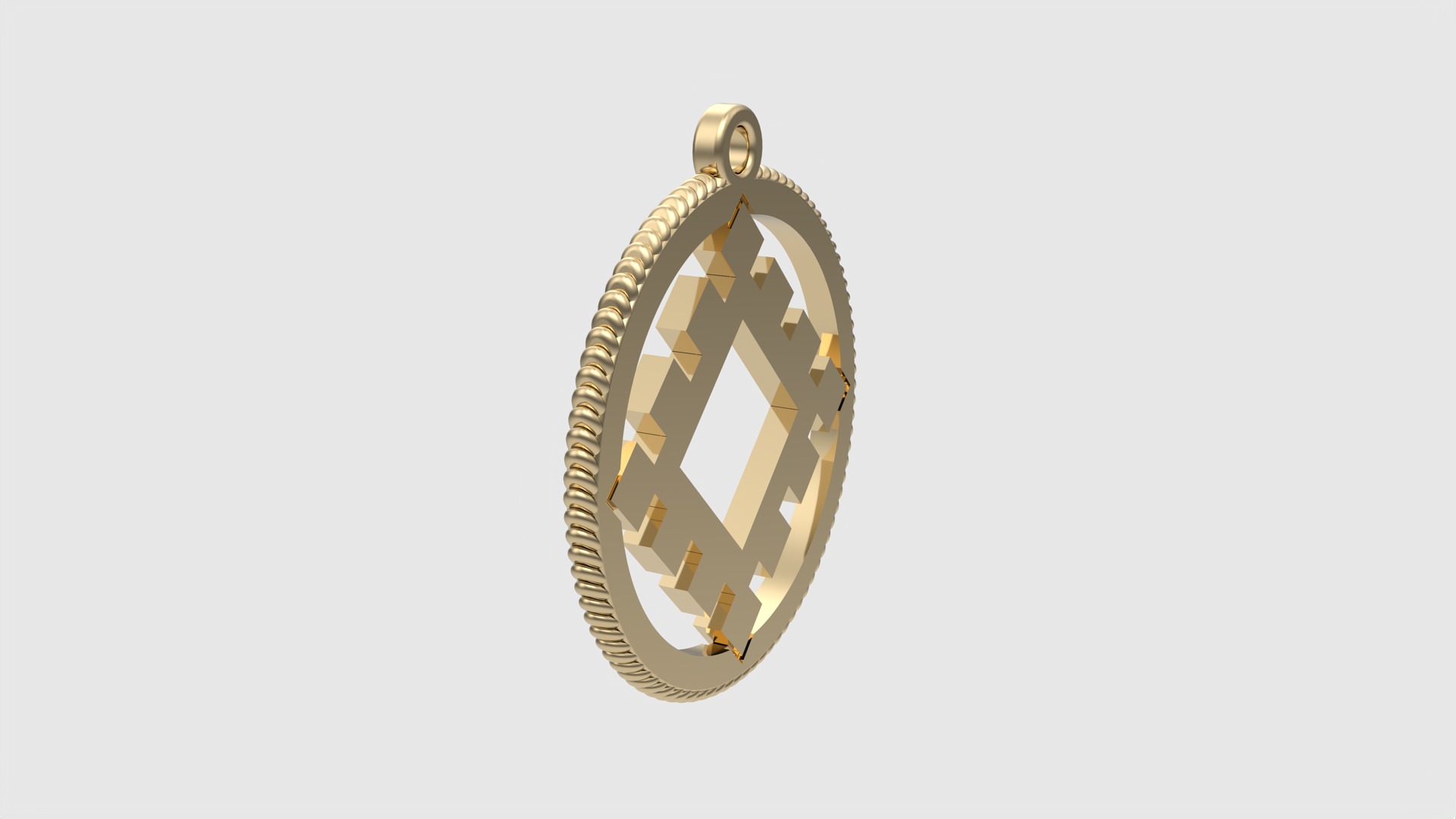 Ancient Slavic Symbol Pendant JDBCo 3D print model_17