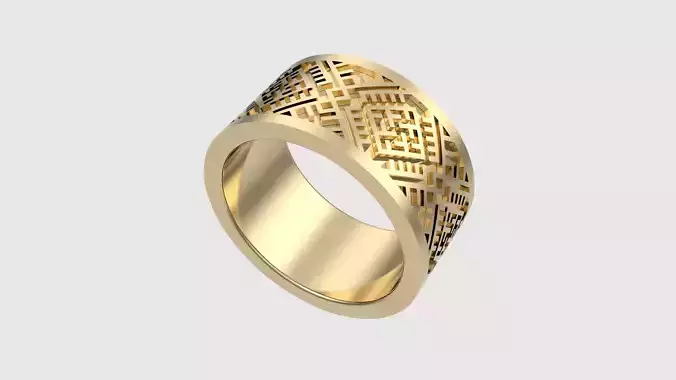 Ancient Slavic Pattern Ring JDBCo