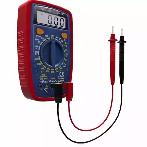 Digital Multimeter Low-Poly Low-poly 3D model