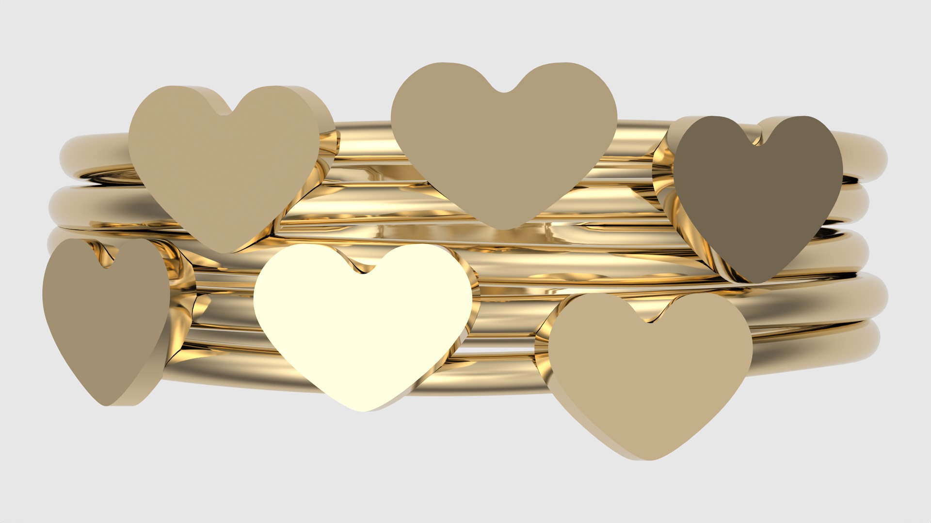 Tiny Simple Heart Ring JDBCo 3D print model_5