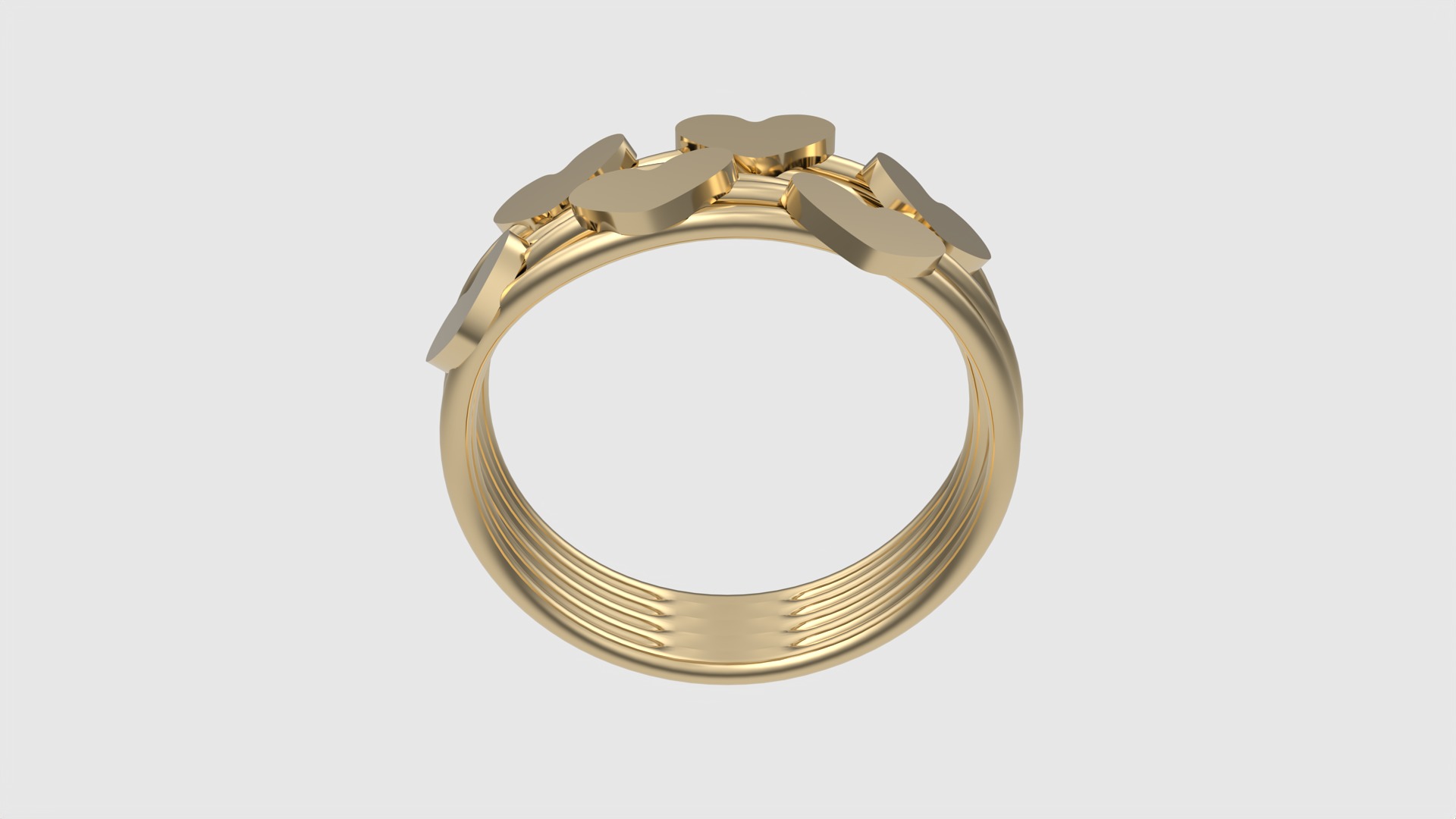 Tiny Simple Heart Ring JDBCo 3D print model_15