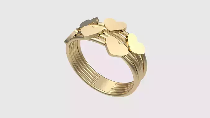 Tiny Simple Heart Ring JDBCo