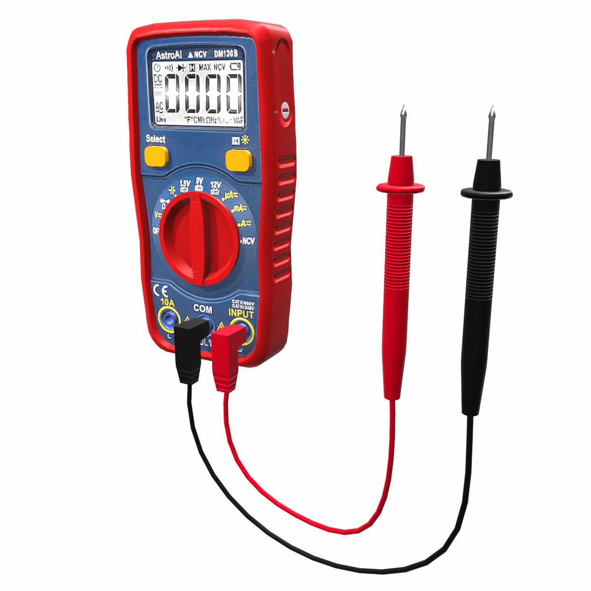 AstroAI Digital Multimeter Low-Poly Low-poly 3D model_4