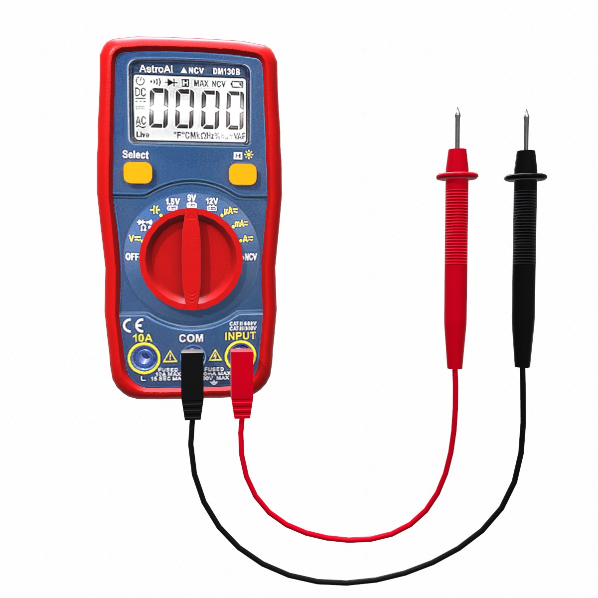 AstroAI Digital Multimeter Low-Poly Low-poly 3D model_1