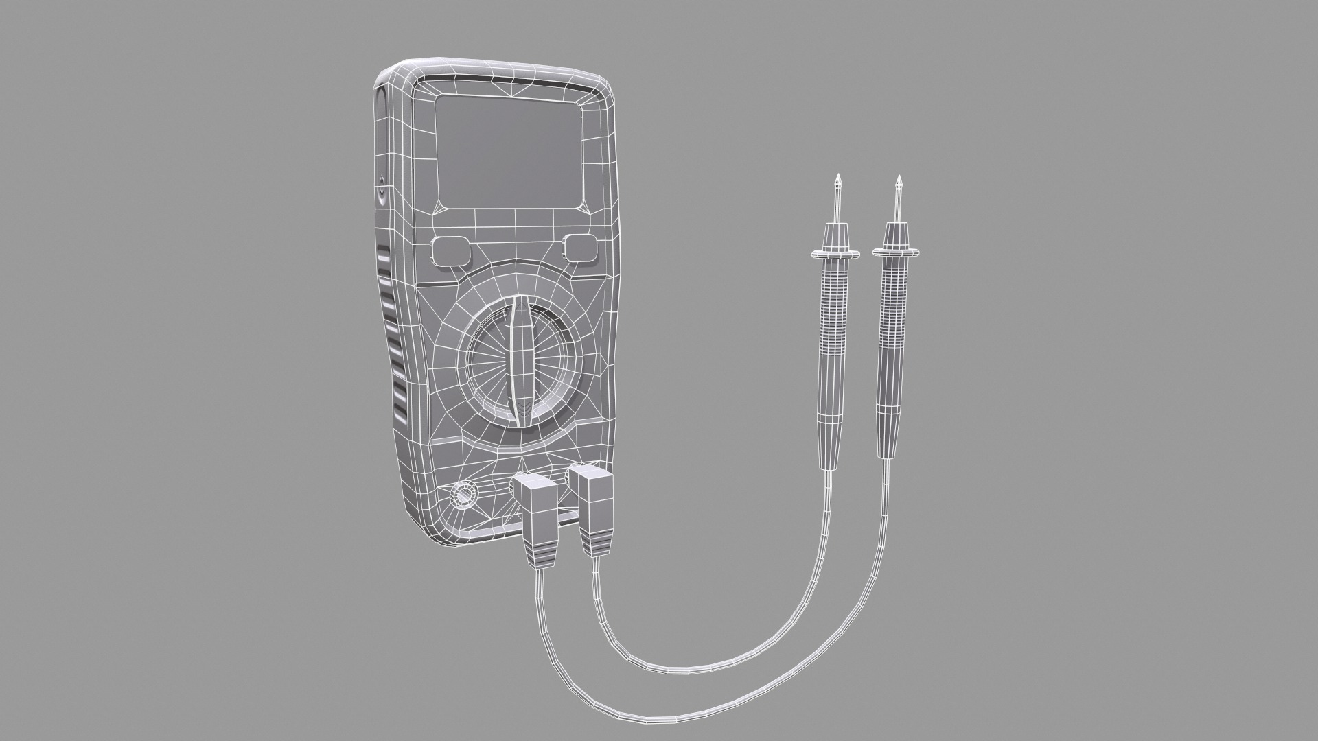 AstroAI Digital Multimeter Low-Poly Low-poly 3D model_10