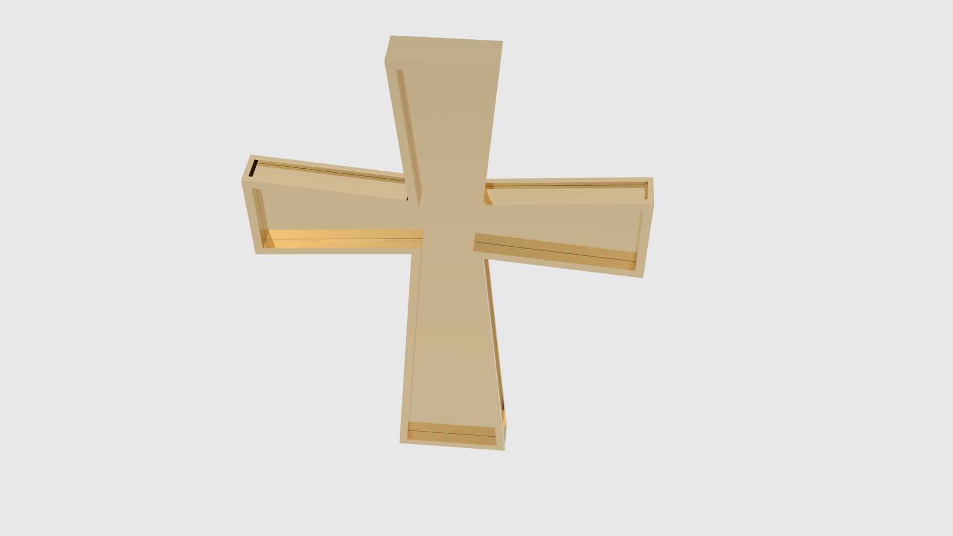 Minimalist Lightweight Cross JDBCo 3D print model_27
