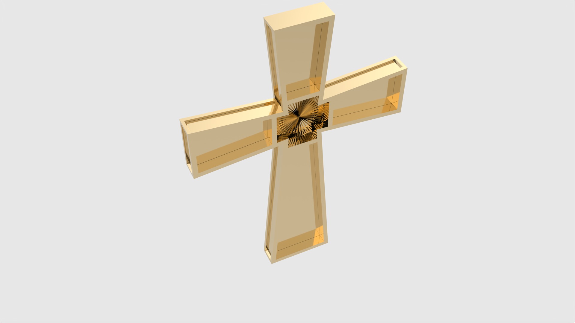 Minimalist Lightweight Cross JDBCo 3D print model_21