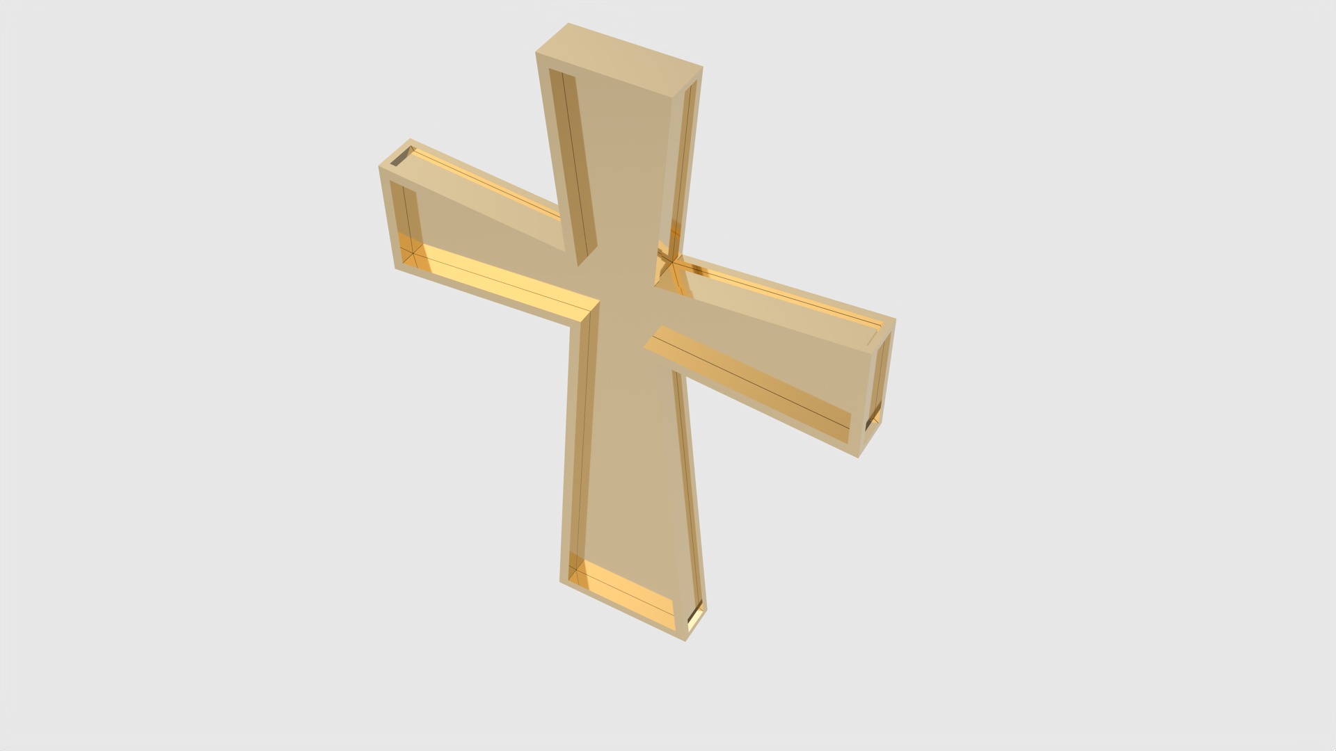 Minimalist Lightweight Cross JDBCo 3D print model_26