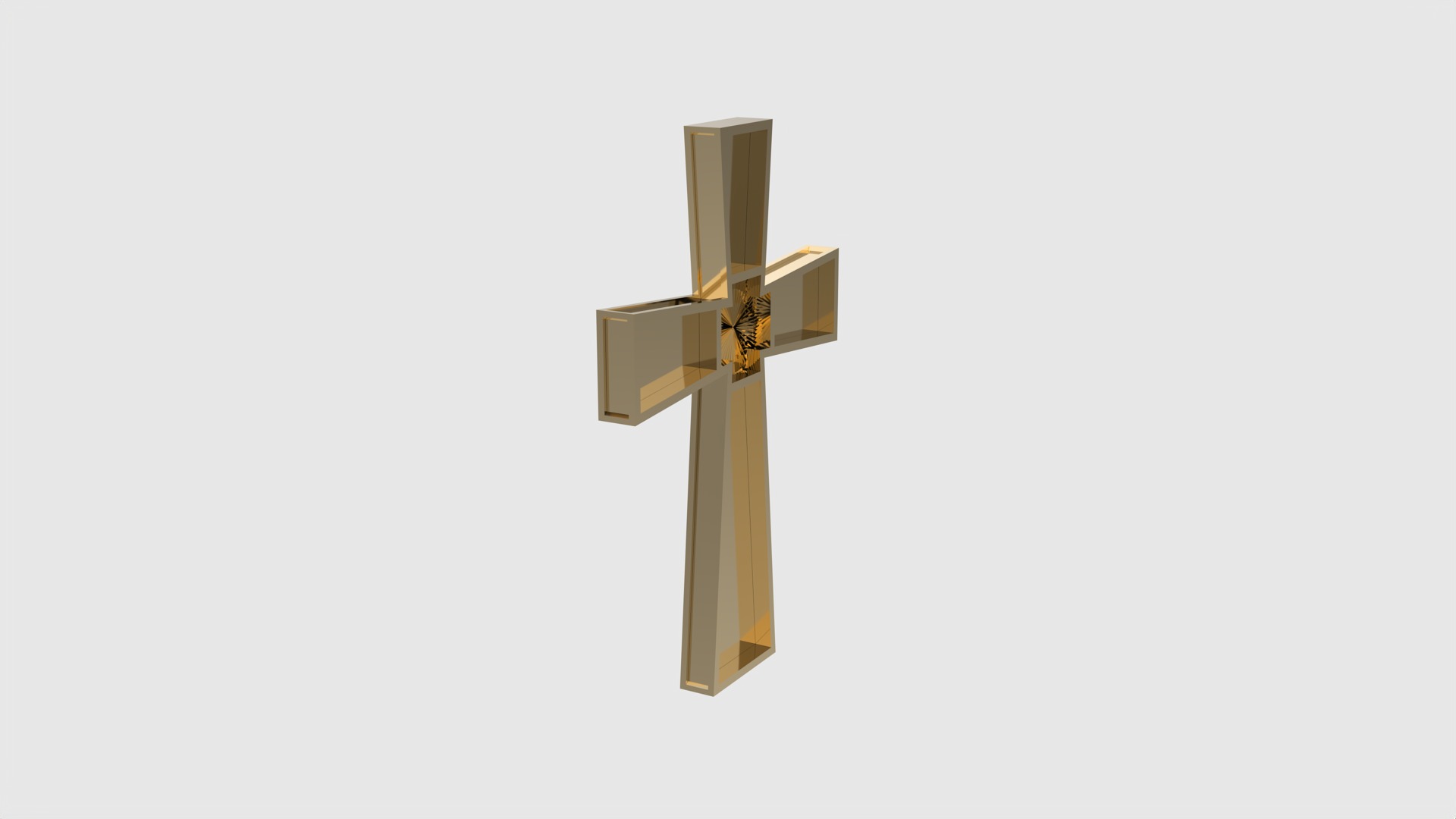 Minimalist Lightweight Cross JDBCo 3D print model_18