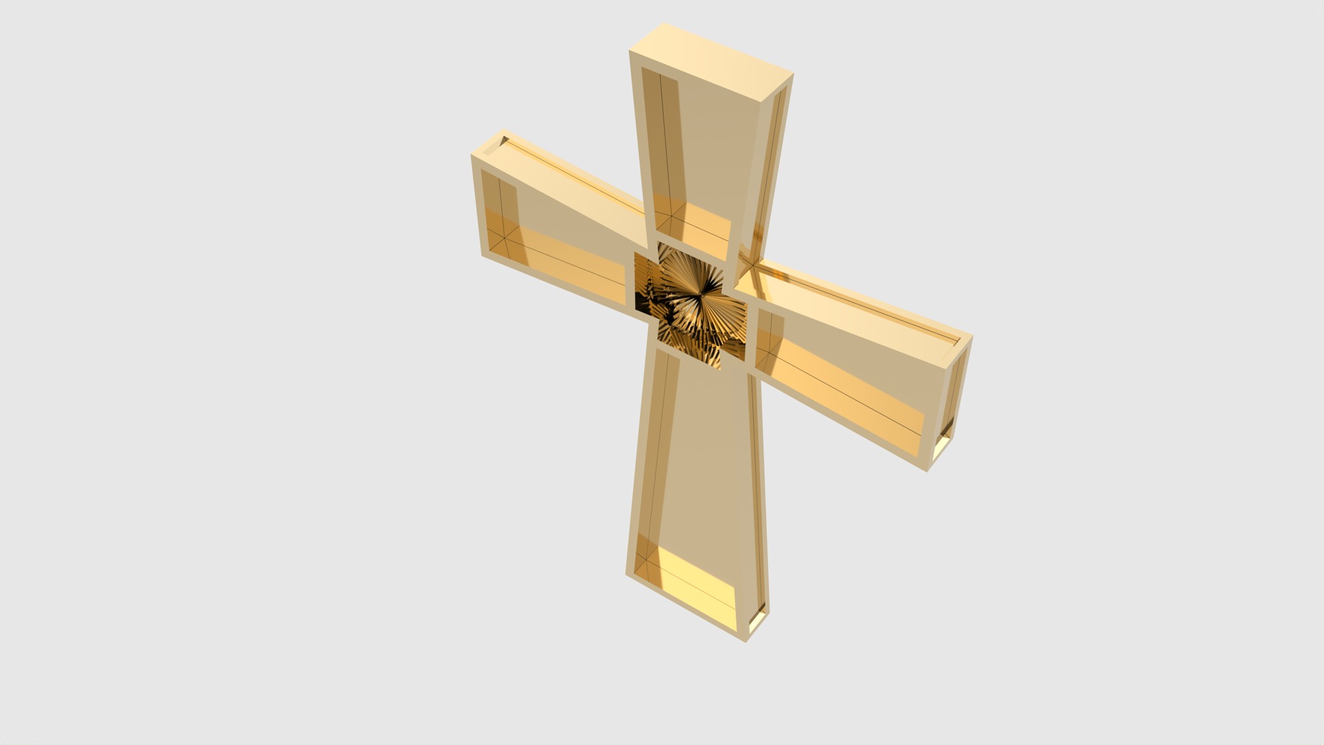 Minimalist Lightweight Cross JDBCo 3D print model_33