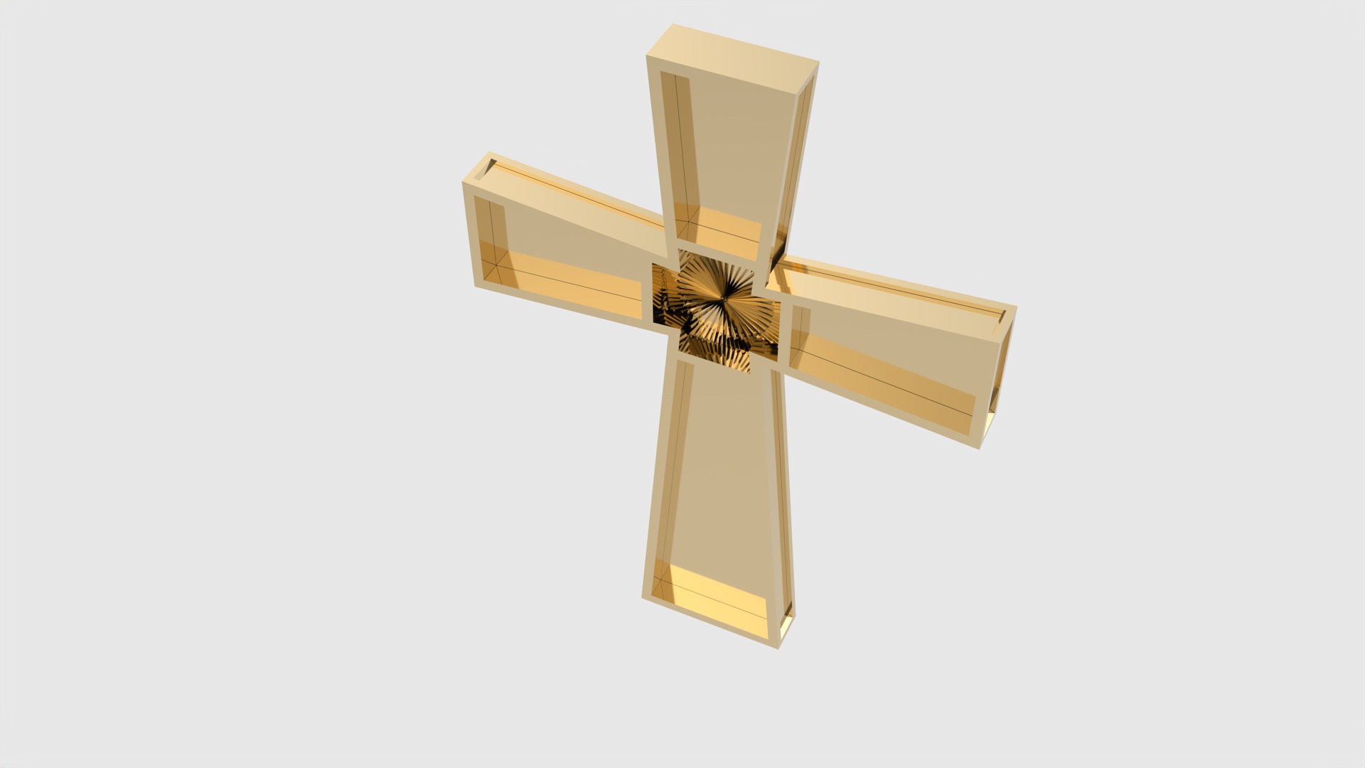 Minimalist Lightweight Cross JDBCo 3D print model_19