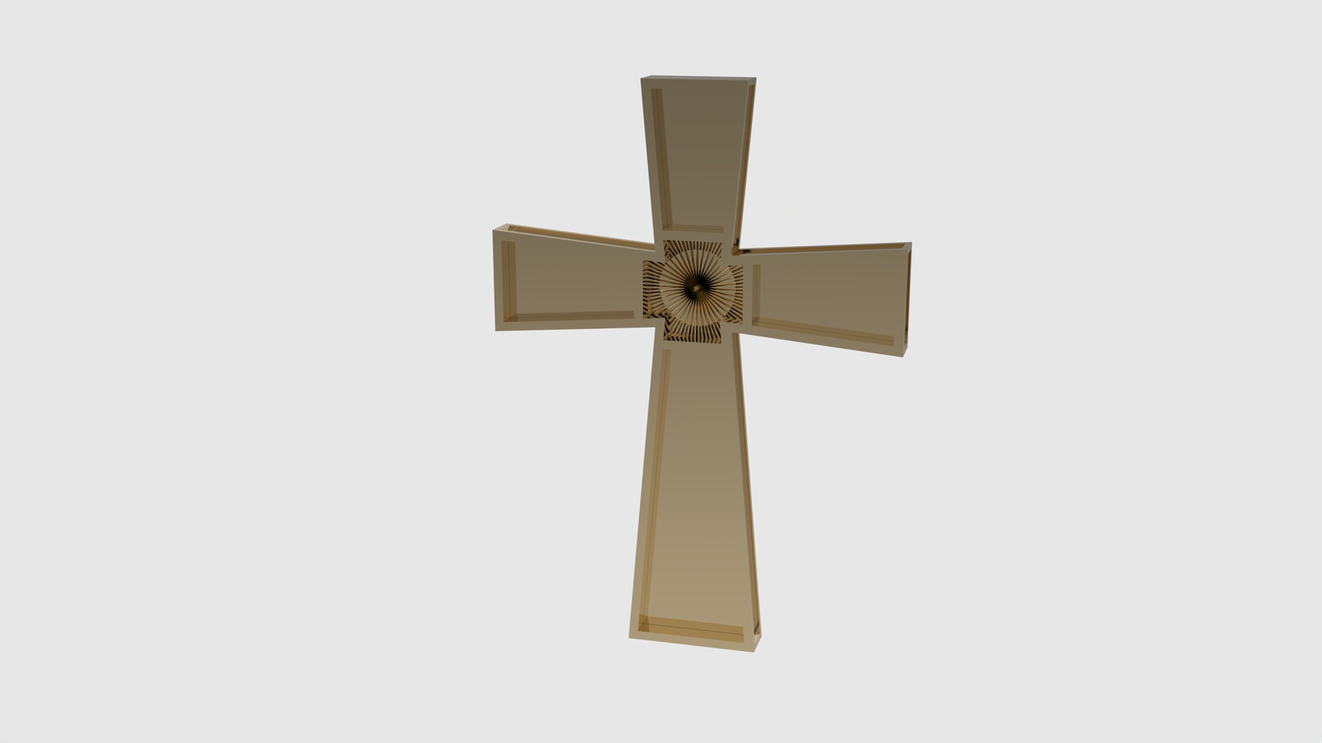 Minimalist Lightweight Cross JDBCo 3D print model_14