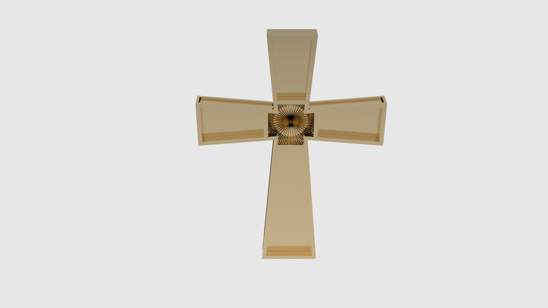 Minimalist Lightweight Cross JDBCo 3D print model_15