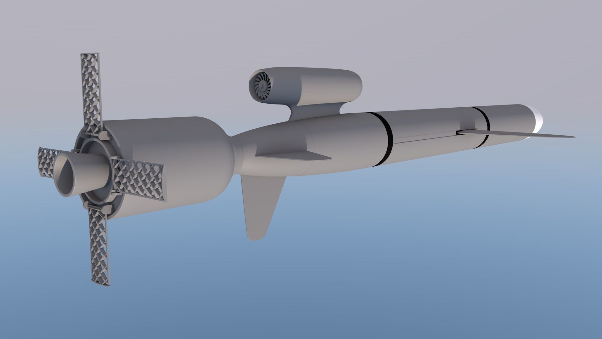 Cruise Missile 3D model_1