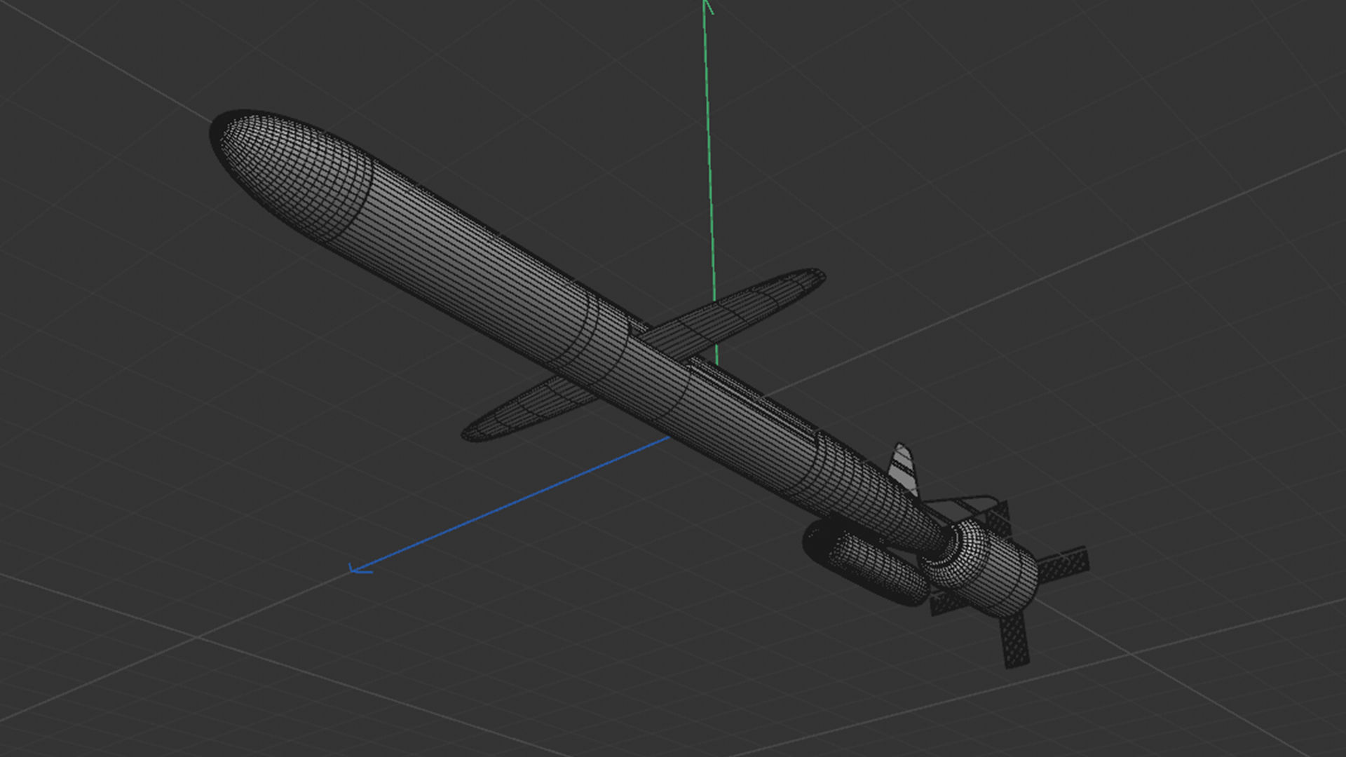 Cruise Missile 3D model_2