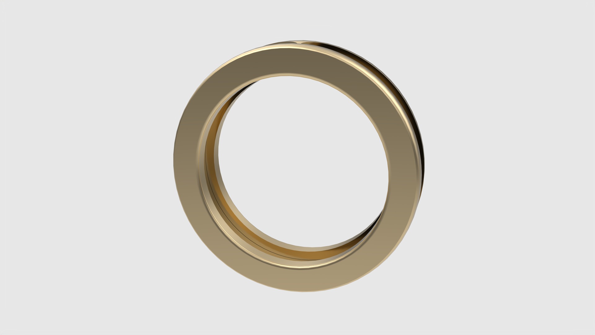 Minimalistic Three-Part Wedding Band Ring JDBCo 3D print model_14