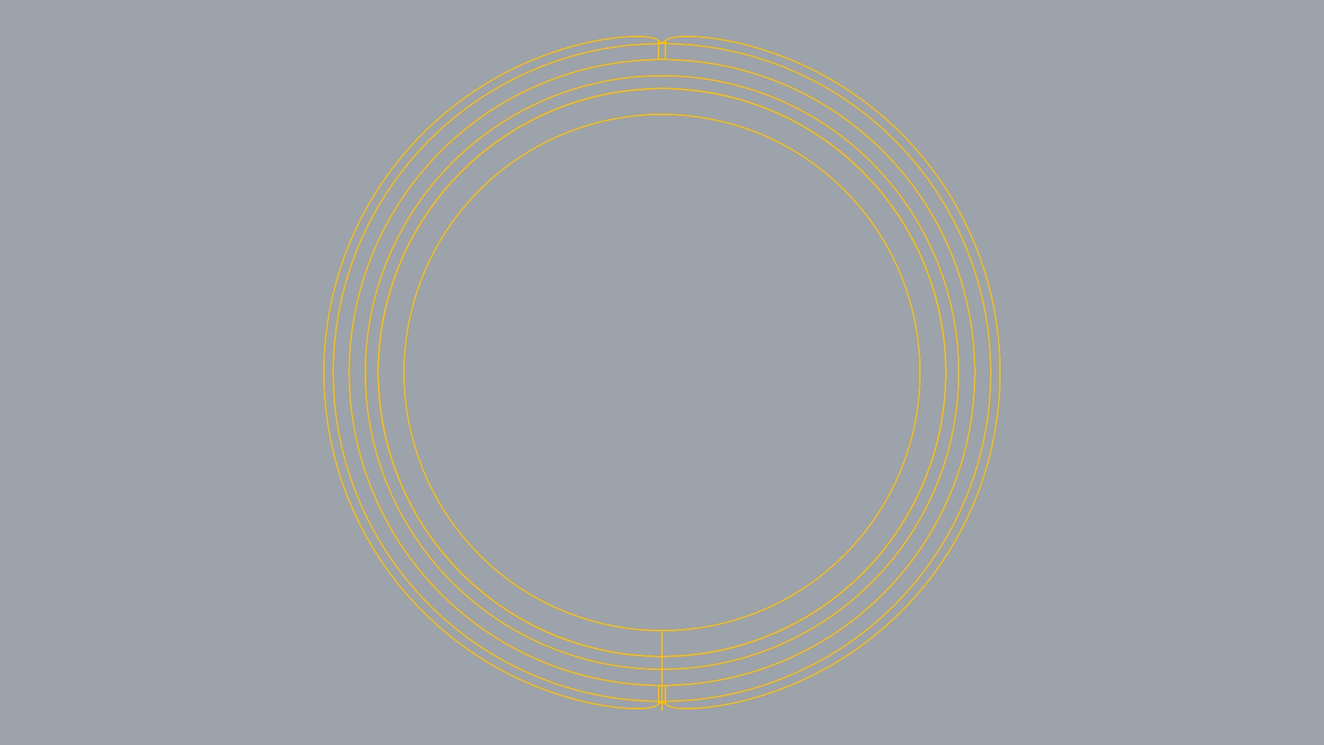 Minimalistic Three-Part Wedding Band Ring JDBCo 3D print model_9