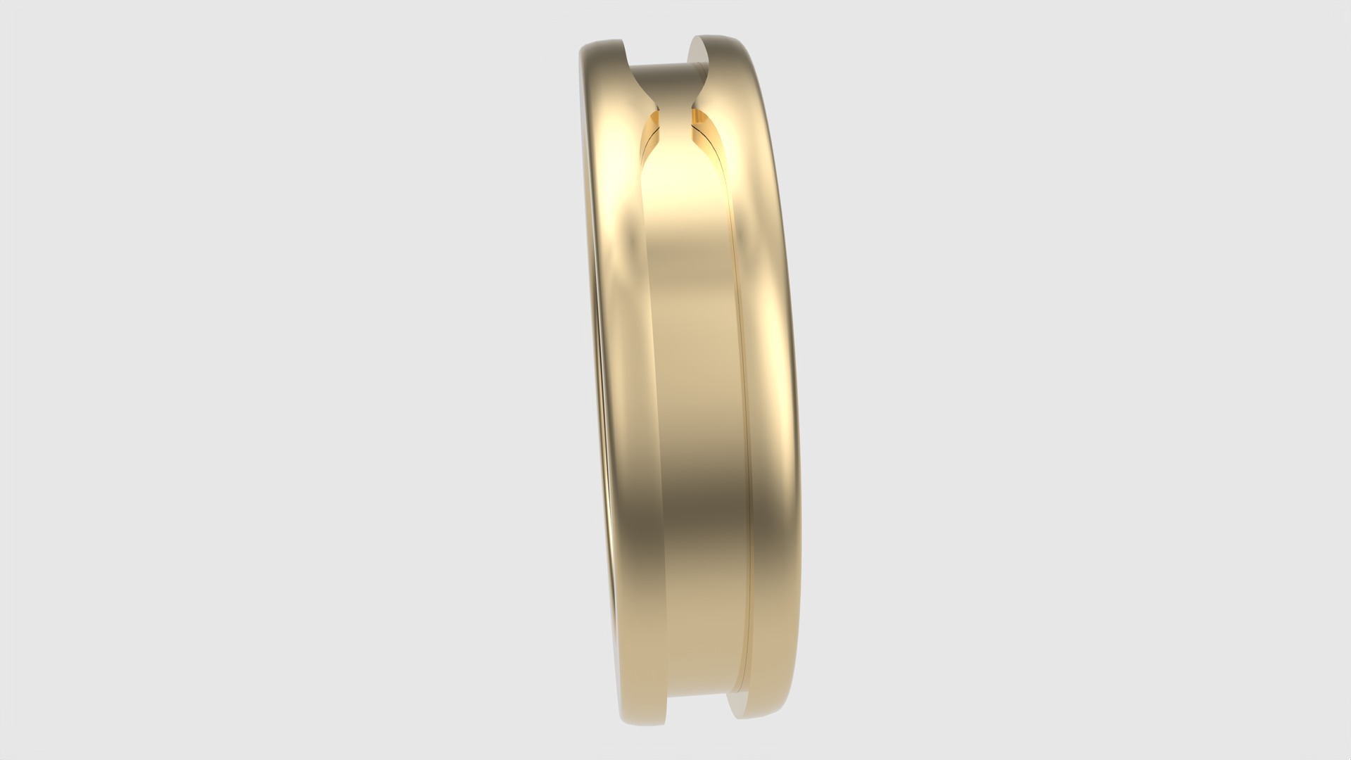 Minimalistic Three-Part Wedding Band Ring JDBCo 3D print model_31