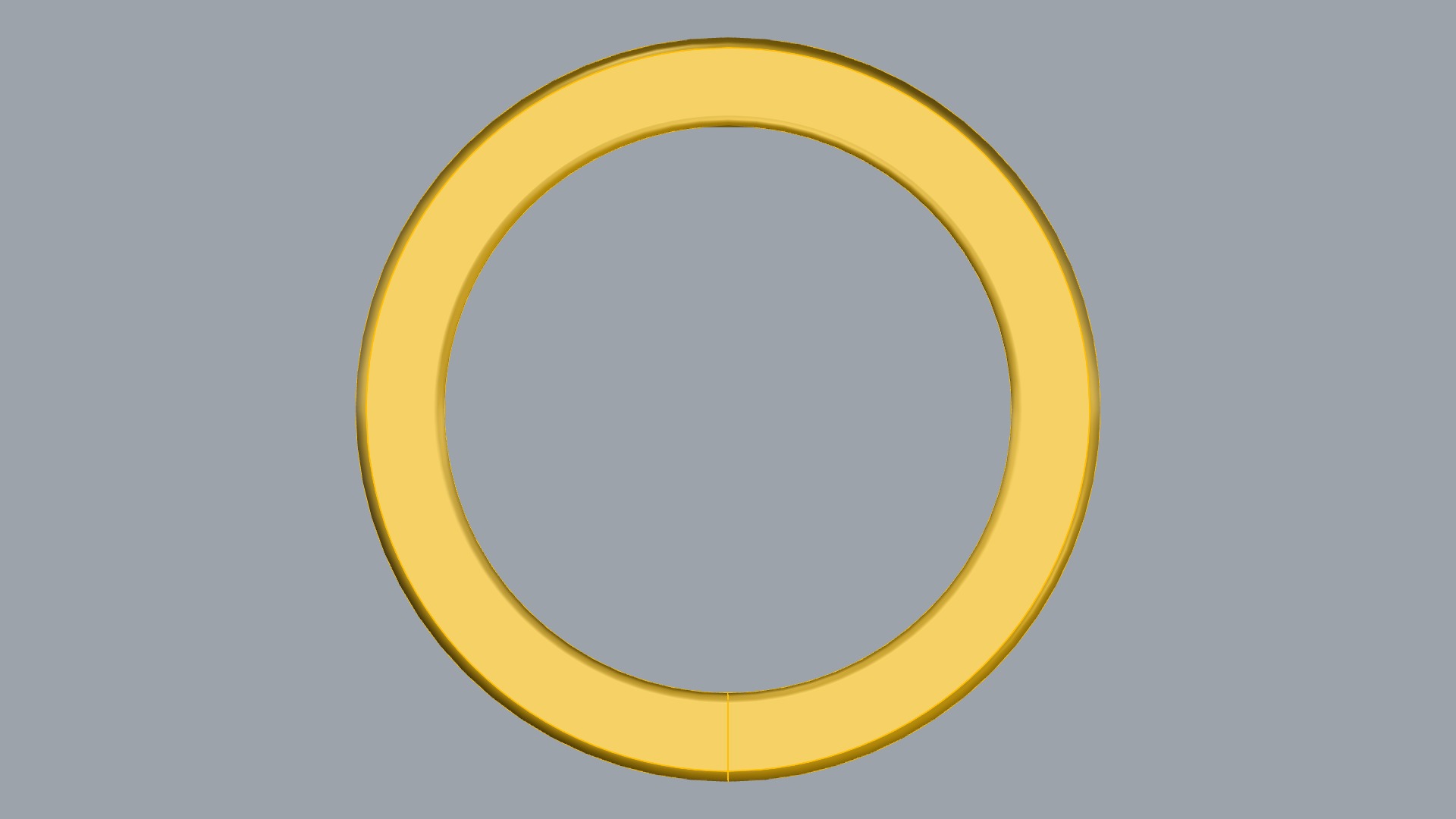 Minimalistic Three-Part Wedding Band Ring JDBCo 3D print model_8