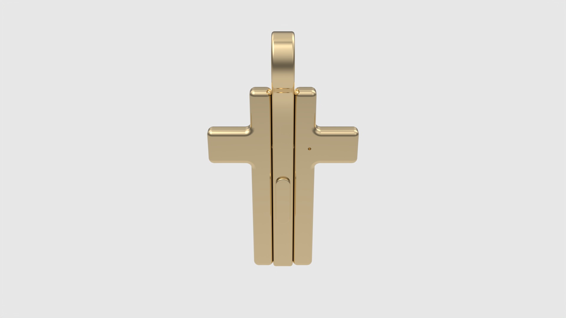 Triple Hinged Cross Pendant JDBCo 3D print model_15