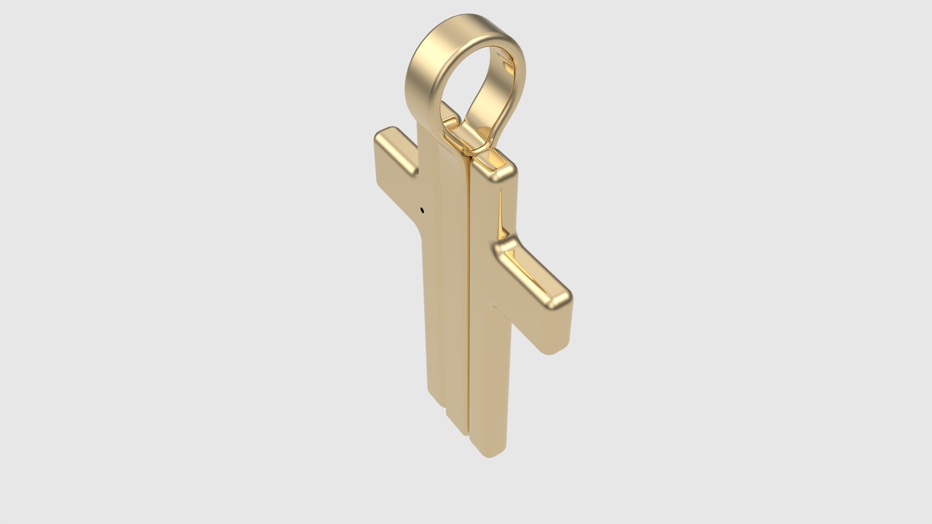 Triple Hinged Cross Pendant JDBCo 3D print model_25