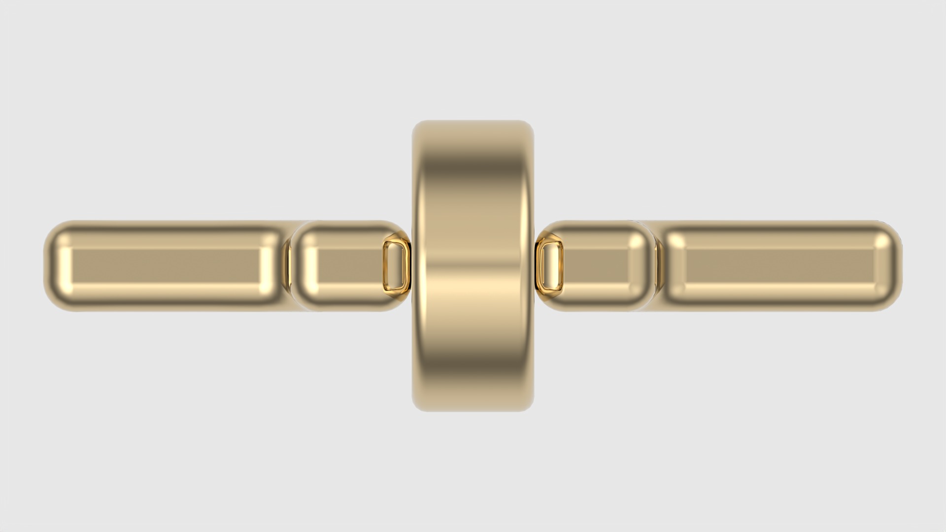 Triple Hinged Cross Pendant JDBCo 3D print model_5