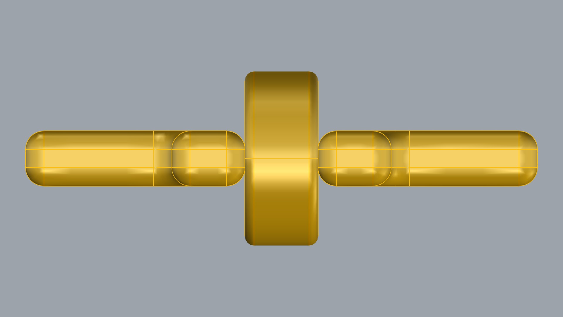 Triple Hinged Cross Pendant JDBCo 3D print model_12