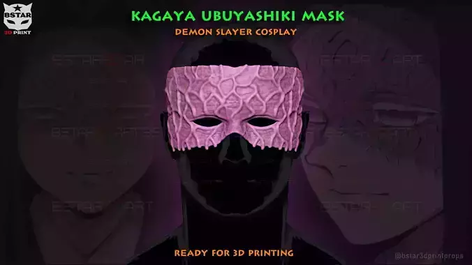 Kagaya Ubuyashiki Mask - Demon Slayer Cosplay