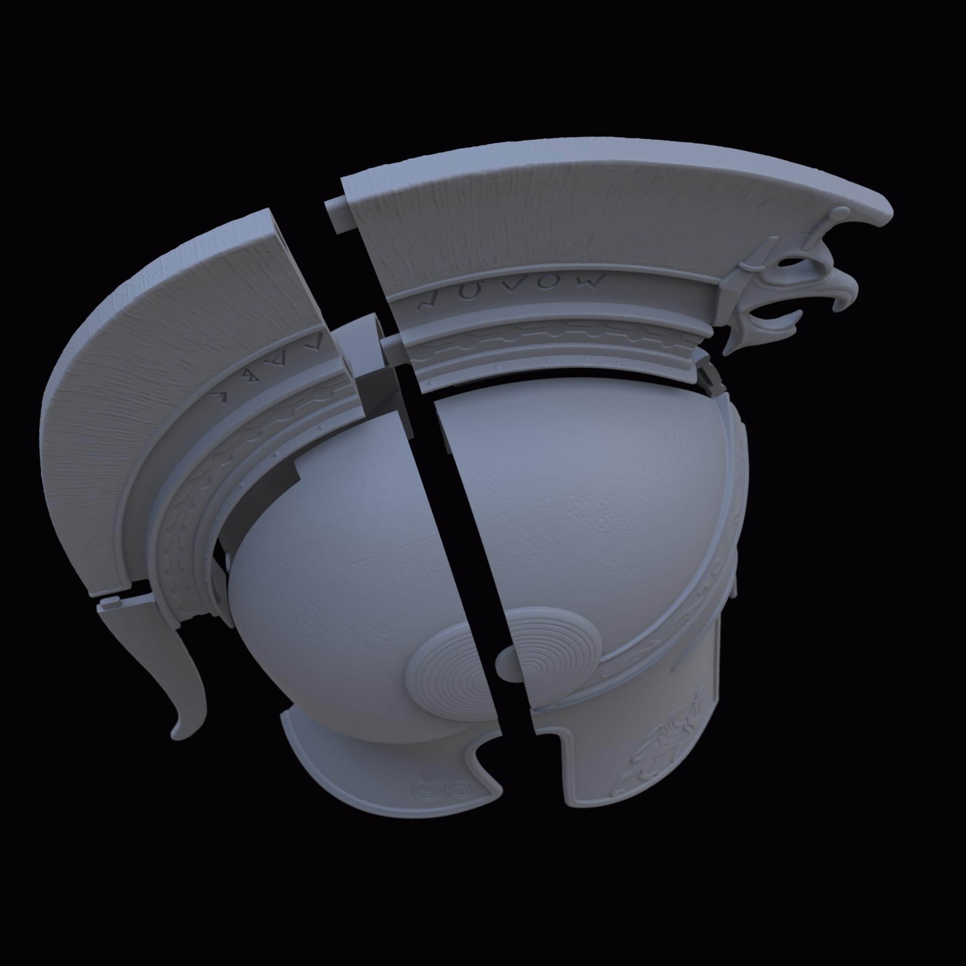 Helm of the Fearless 3D print model_16