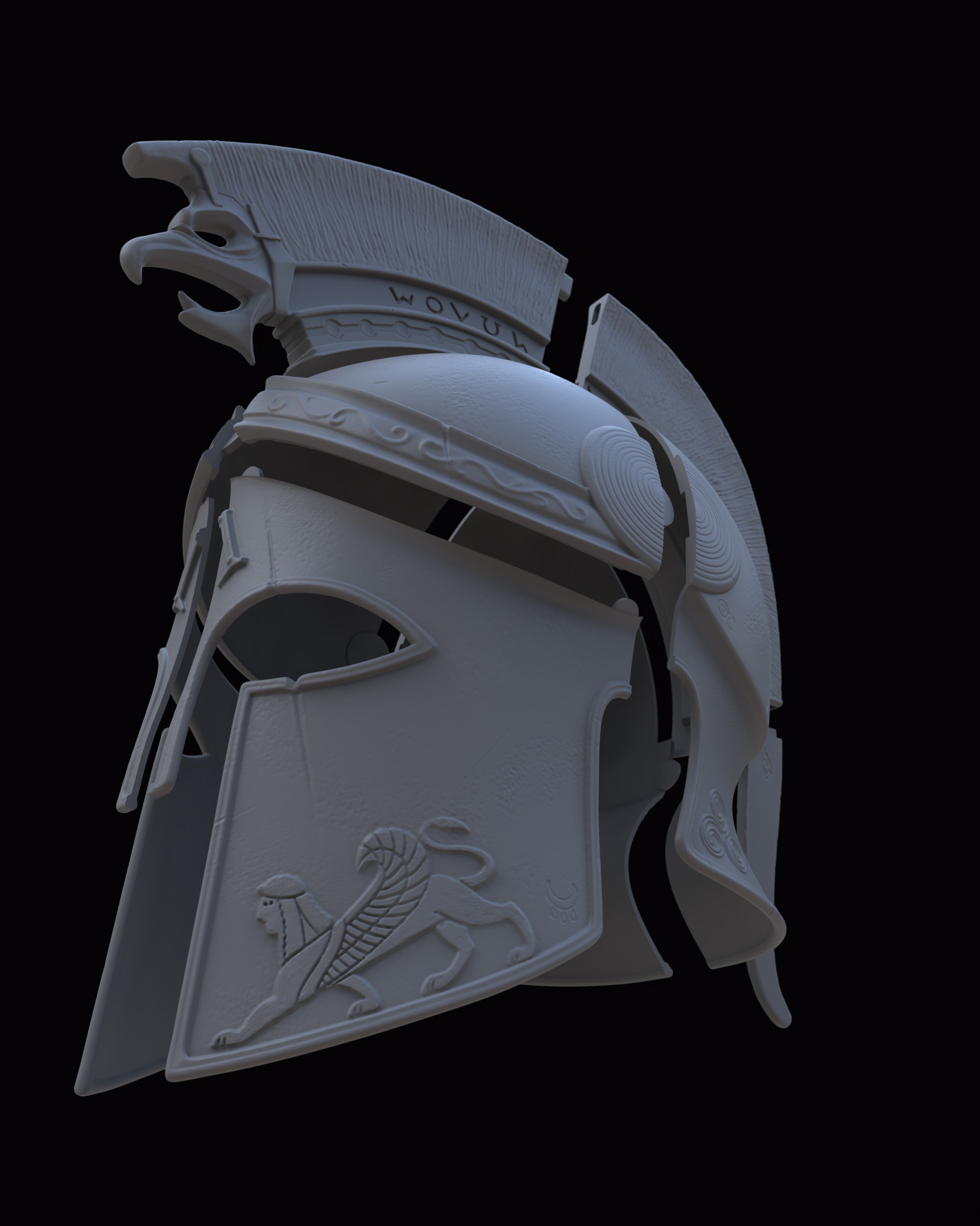 Helm of the Fearless 3D print model_13