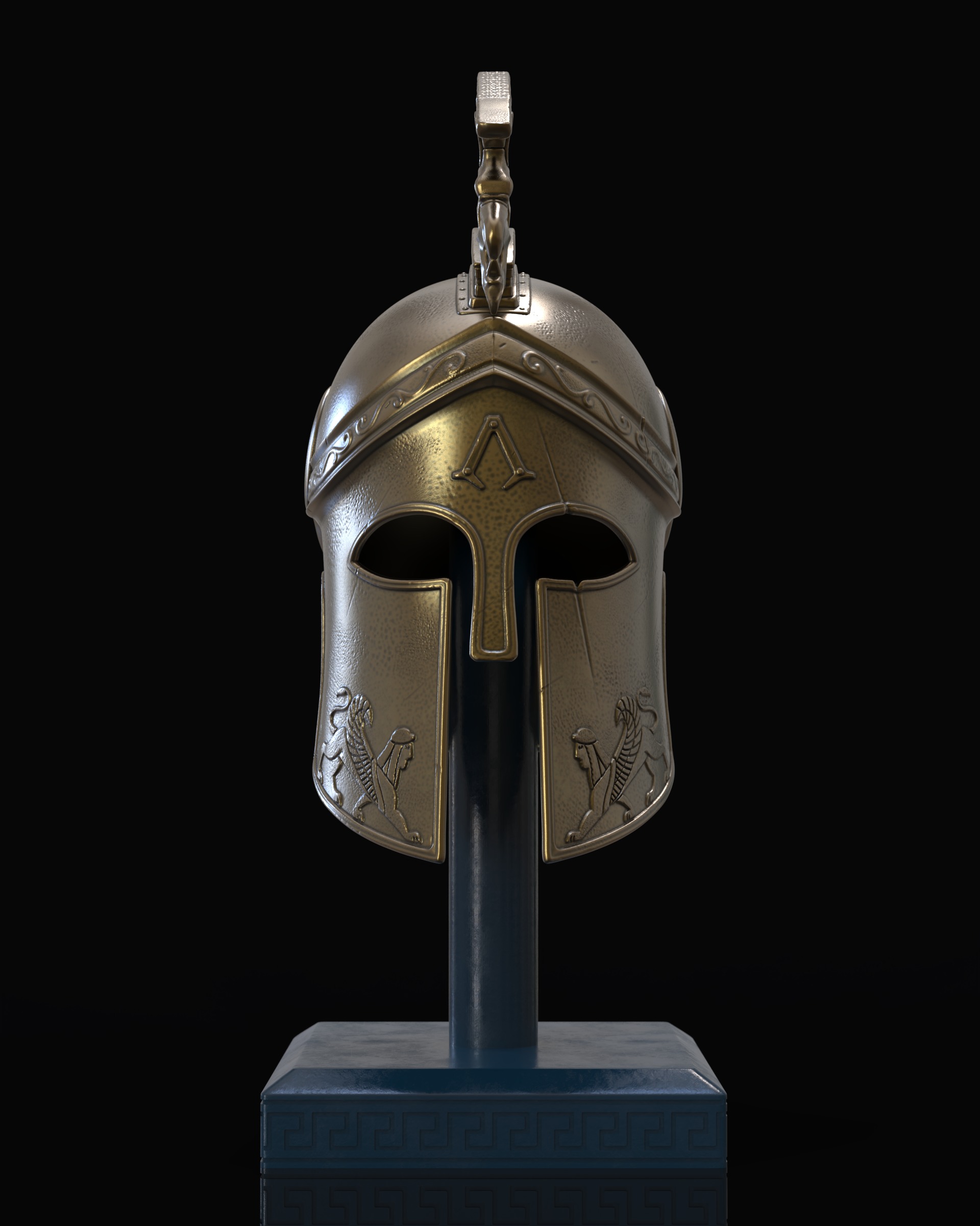 Helm of the Fearless 3D print model_1