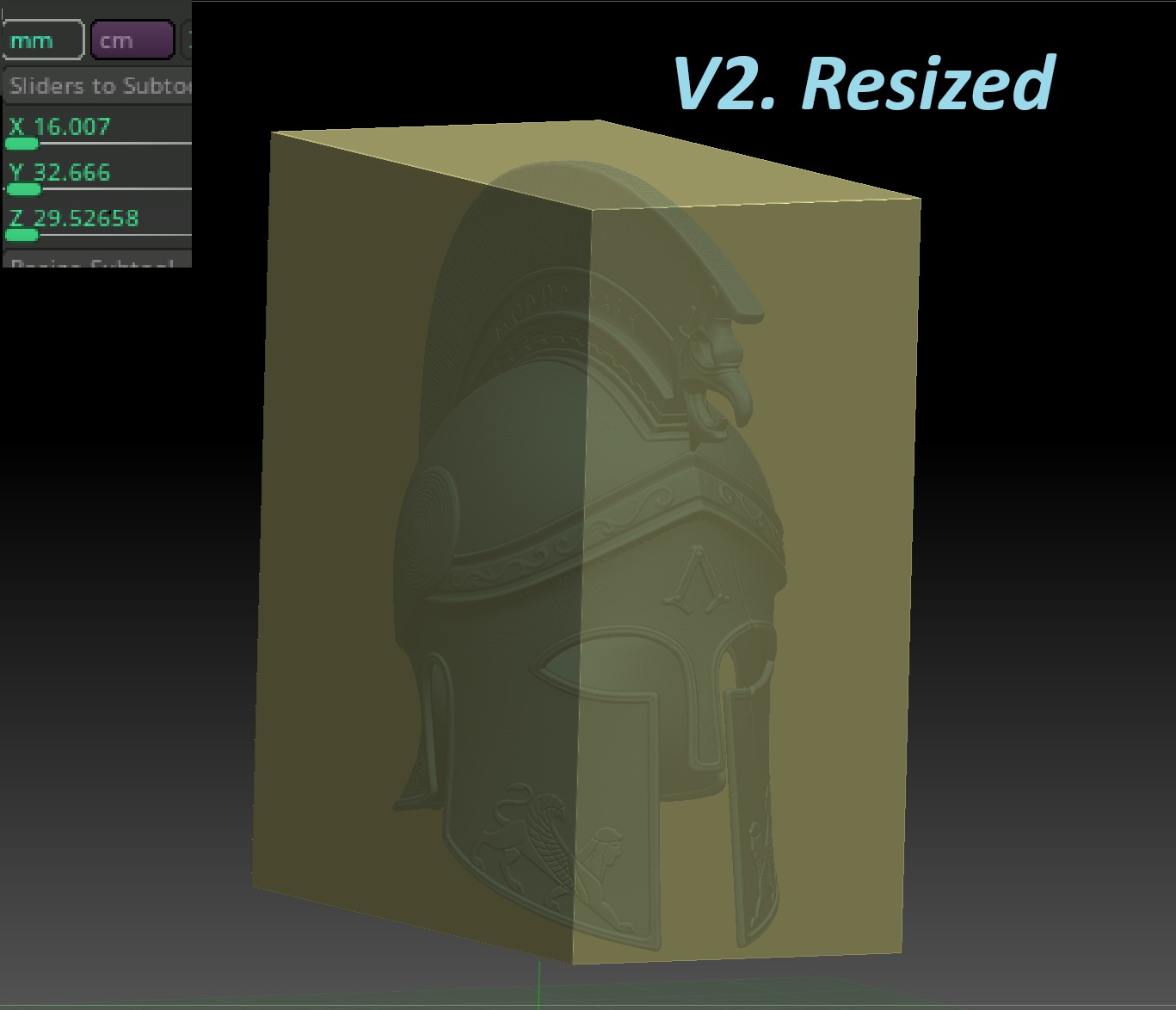Helm of the Fearless 3D print model_20