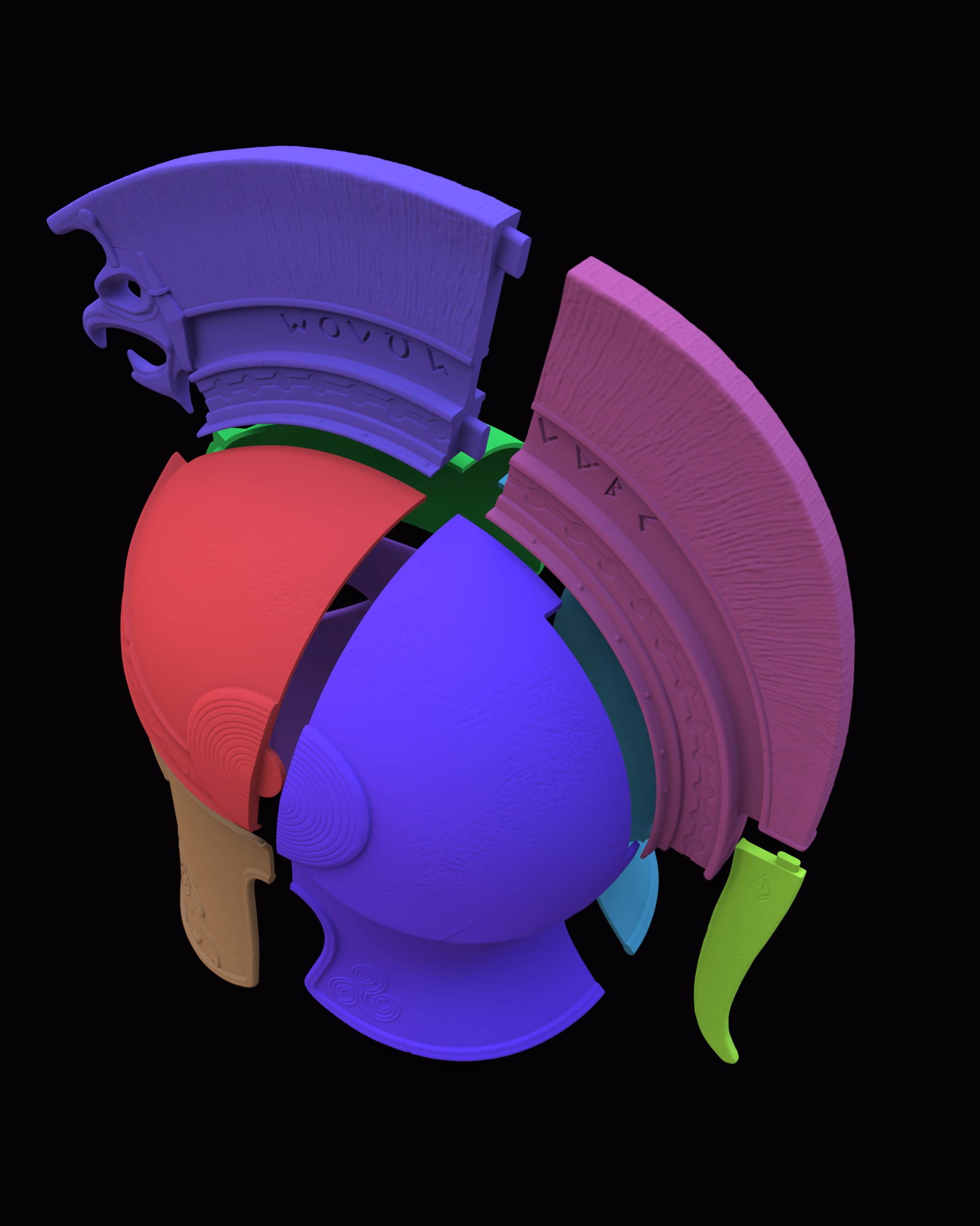 Helm of the Fearless 3D print model_8