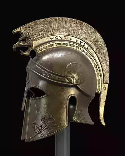 Helm of the Fearless 3D print model
