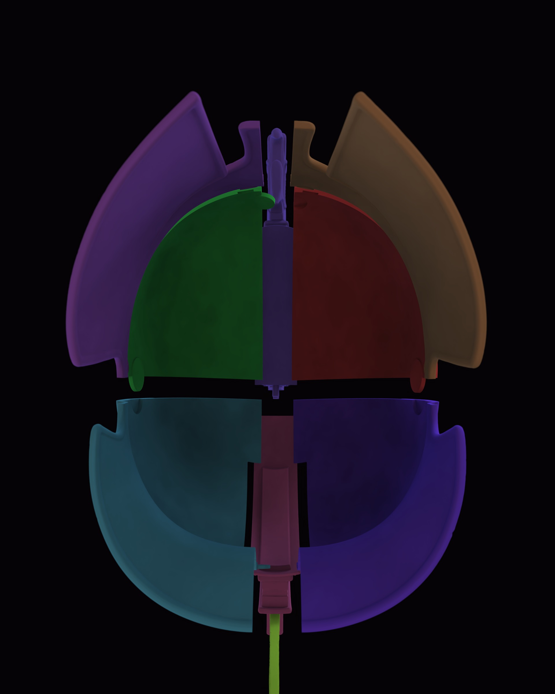 Helm of the Fearless 3D print model_9