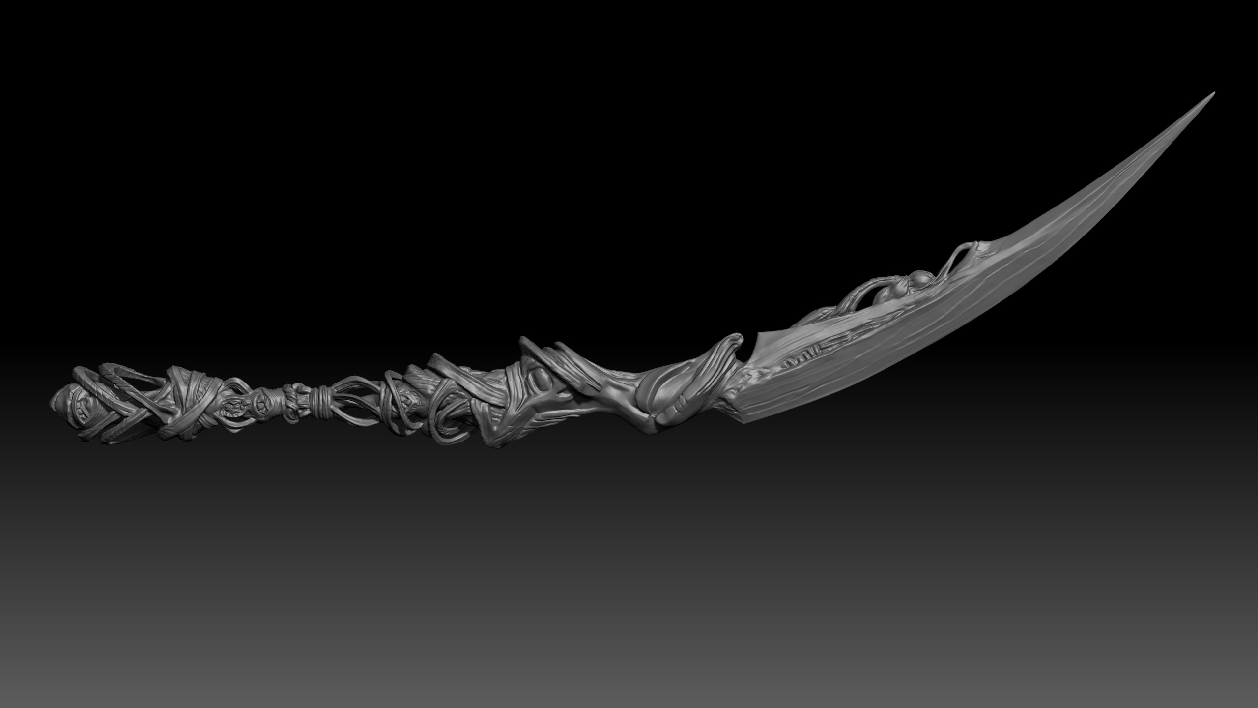 Spirit Sword - Shadow of the Erdtree weapon 3D print model_1
