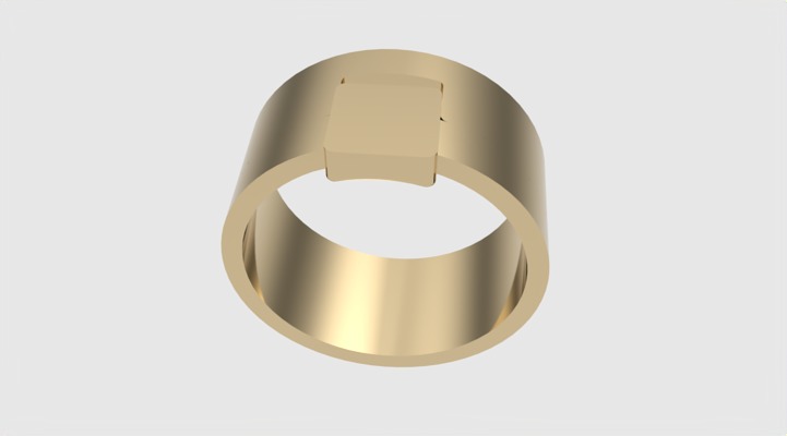 Minimalistic Simple Fashion Ring JDBCo 3D print model_27