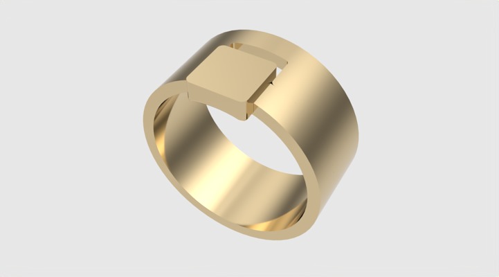 Minimalistic Simple Fashion Ring JDBCo 3D print model_26