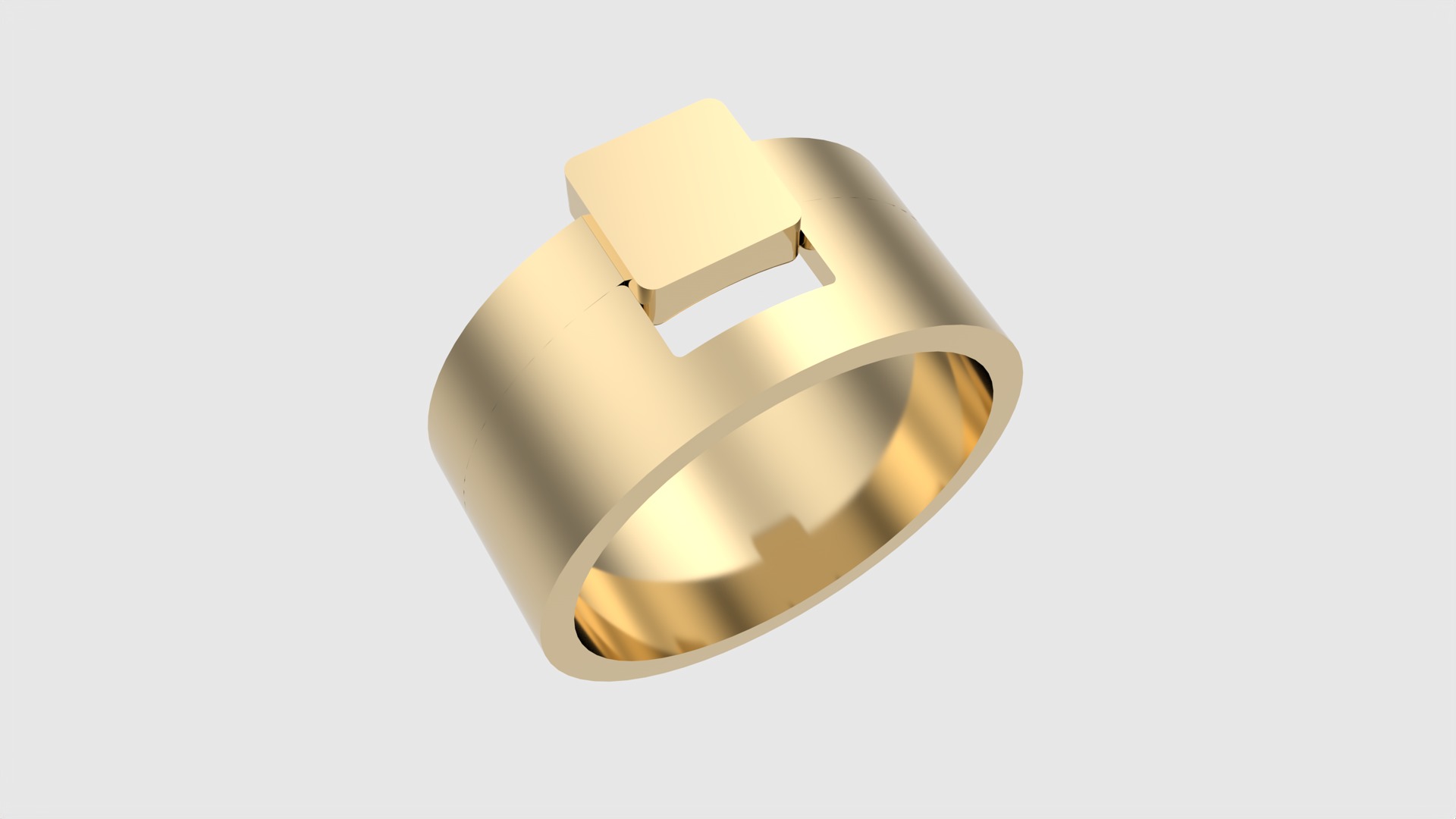 Minimalistic Simple Fashion Ring JDBCo 3D print model_17
