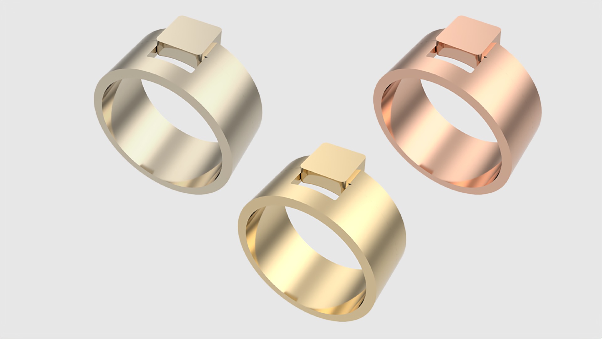 Minimalistic Simple Fashion Ring JDBCo 3D print model_2