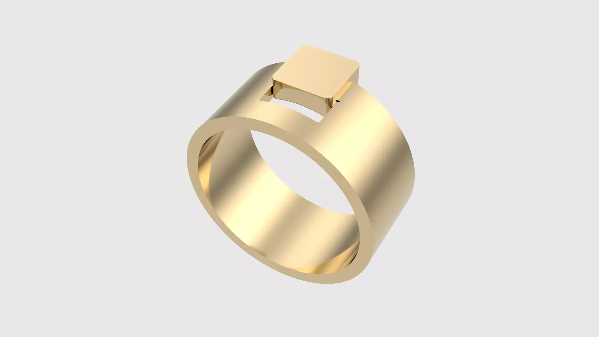 Minimalistic Simple Fashion Ring JDBCo 3D print model_0